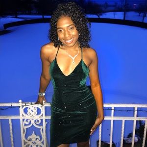 Sparkly sexy body con dress